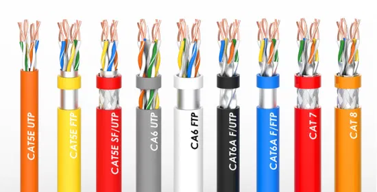 Настройка CAT6 CAT6A Cat7 Cat8 UTP SFTP Сетевой кабель FTP