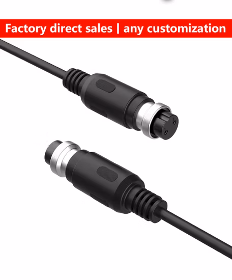 5-контактный электрический кабель разъема авиационной розетки Gx16 с двойной женской головкой